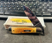 2016 Case XX Pocket Worn Harvest Oranger Drop Point Russlock picture