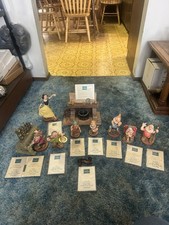WDCC Snow White + Seven Dwarfs, Hearth + Title US SHIP ONLY SEE INFO picture