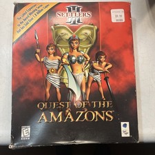 The Settlers III 3 - Quest of The Amazons- Jewell case Sealed-RARE EXPANSION picture