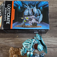 Loot Crate Halo Icons Hunter Figure Exclusive Plastic, Original Opened Box picture
