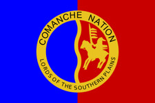 Flag of the Comanche Nation Self-adhesive Vinyl Decal picture