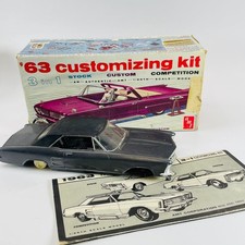 AMT '63 Buick Riviera Hardtop 3-in-1 Customizing Kit 1/25 Model Car 06-553-149 picture