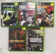 Xbox Games Lot: Hulk, 187 Ride or Die, True Crime New York City, Ghost Recon picture