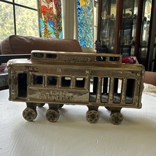 Vintage San Francisco Brass Cable Car Paperweight 6