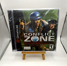 Conflict Zone Modern War Strategy Sega Dreamcast 2001 *New & Sealed* picture