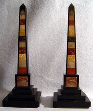 Polished Marble Obelisk – Luxury Home Decor Stone Figurine Sculpture picture