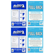 100 Mylites 2 Mil Mylar Comic Book Bags & Full Back Boards E Gerber Current Size picture