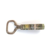 Vintage Blue Hole Castalia Ohio Bottle Opener Translucent Handle Souvenir picture