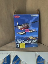 PC Game Microsoft Flight Simulator 2002 w/ 3 discs and