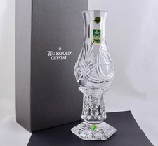 WATERFORD CRYSTAL TRINITY KNOT HURRICANE LAMP ROMANCE OF IRELAND COLLECTION -NIB picture