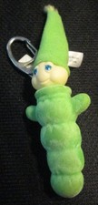 VINTAGE HASBRO BASIC FUN GLO WORM KEYCHAIN 2003 picture