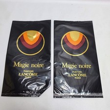 Lancome Magie Noire Perfume Samples Black Vintage Fragrance Paper Set of 2 NEW picture