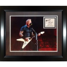 James Hetfield Autographed Metallica Deluxe Framed 16x20 Music Piece - JSA picture