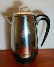 Vintage Farberware Superfast Percolator Model 138 2-8 Cup Coffee Maker  picture