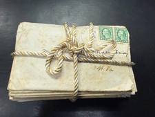 Vtg Ephemera Lot Of 53 Letters From The 1920s. cool vintage stamps picture