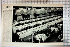 1943 NAM War Congress Big Business Leaders Banquet Photo Article picture