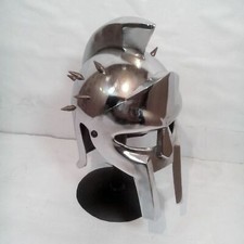 Gladiator Mini Helmet Medieval Roman Greek Armor Halloween Gift picture