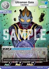 Ultraman Gaia, Liquidator - BP02-002 RR Ultraman Card Game picture