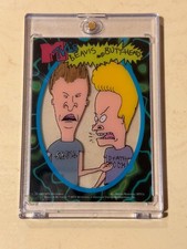 BEAVIS & BUTTHEAD ROOKIE CARD ACETATE WIZARD MAGAZINE PROMO 1993 MTV SUPER MINT picture