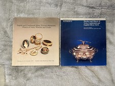 SOTHEBY'S AUCTION CATALOG LOT OF 2 - 1979 1981 WATCHES SILVER CLOCKS MINIATURES picture