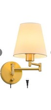 The wall lamp is brand new; only the box has been opened. It was  Amazon picture