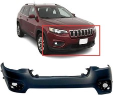 Compatible with Front Bumper Cover 2019-2023 Jeep Cherokee W/O Park Assist. New, picture