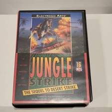 Jungle Strike: The Sequel to Desert Strike (Sega Genesis, 1993) Complete In Box picture