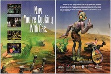 Vintage Print Ad 1998 Oddworld Abe's Exodus PC Game Original Promo Poster Art picture