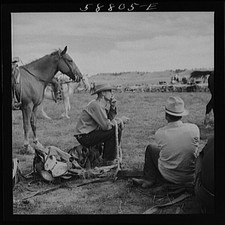 Photo:Ashland Montana Cowboys Annual Rodeo 1940s Horsemen picture