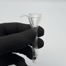 9mm 2pc Glass Downstem  | Bong Water Pipe Slide | Replacement Stem | Clear picture