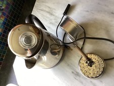 FABER WARE Super fast  2-4 cup Electric Coffee Percolator Glass Top Works picture