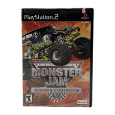 Monster Jam Maximum Destruction Sony PlayStation 2 PS2 CIB Grave Digger picture