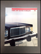 1985 Mercury Grand Marquis Vintage Car Sales Brochure Catalog picture