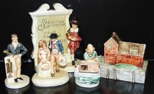 Lot Sebastian Miniatures Yankee Sea Captain Lobsterman Rockport Home From Sea + picture