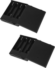2Pcs Battery Pack for 4-6V LED Neon Signs, 4AA Portable USB Battery Pack Neon picture