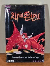 New Sealed Litil Divil Philips IBM PC DOS CD ROM Complete CIB Devil Shrink Wrap picture