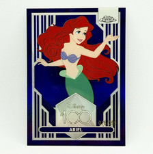 2023 Topps Disney100 Chrome Ariel The Little Mermaid #19 Purple Refractor /299 picture
