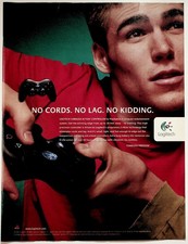Logitech Cordless Action Controller Print Ad PlayStation 2 Vintage 2001 picture
