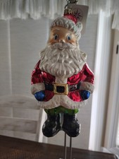 christopher radko santa ornament Jolly Good Fellow picture