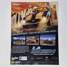 L.A. Rush PlayStation 2 PS2 Microsoft Xbox PC Juiced Print Ad/Poster Promo Art picture