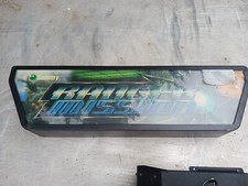 Sammy Atomiswave Ranger Mission Arcade Top Metal Marquee Light Housing + Case picture