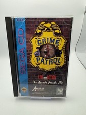 Crime Patrol American Laser Games Sega CD - Complete W/ Manual Tested See Pics picture