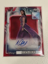 2026 Topps Disney Chrome Jasmine Auto 1/5 Naomi Scott AA-NS picture