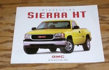 Original 2001 - 2002 GMC Sierra HT Sales Sheet Brochure picture