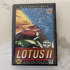 Lotus II 2 (Sega Genesis, 1993) COMPLETE W/ MANUAL TESTED & WORKS PERFECTLY picture