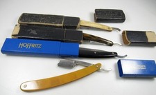 Vintage Lot Straight Razors Hoffritz Solingen Germany - Zebra - 2 for parts picture