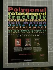 Interplay Productions 1993 Print Ad Original 90’s Video Game Advertisement picture