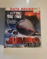 Vintage Microsoft Flight Simulator Jumbo Jet 2.0 PC Game Data Becker 1998 picture