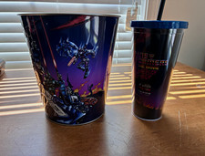 Ships now Transformers 40th anniversary Apology Tour Popcorn Bucket & cup picture