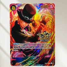 One Piece Sabo OP07-118 Anniversary Holographic Collectible Card picture